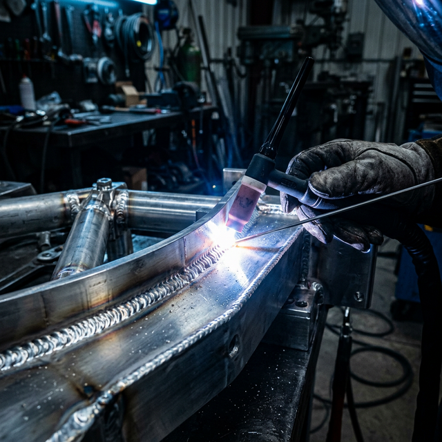 Welding fabricated components